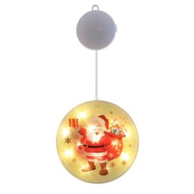 Flash lamp suction cup lamp (Option: Santa Claus)