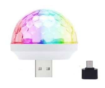 Light Stage Effect USB 5V Disco Ball DJ Party Holiday Lighting Christmas Projector (Option: Android Adaptor)