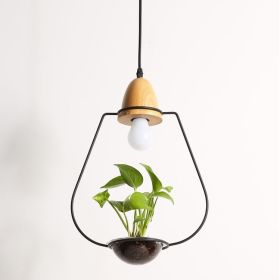 Plant Chandelier (Option: B black-Matte)