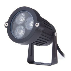 Outdoor waterproof circular floodlight (Option: Yellow light)
