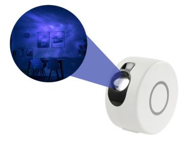 Galaxy Starry Sky Projector Rotating (Option: White-EU)