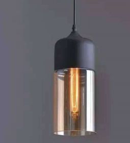 Industrial glass chandelier (Option: 02style-White light 5w)