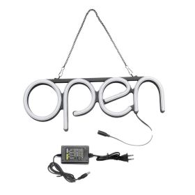 Luminous word neon sign (Option: White-US)
