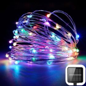 100 200led solar copper wire string light (Option: 30m 8mode 4color)