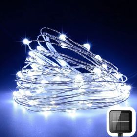 100 200led solar copper wire string light (Option: 5style)