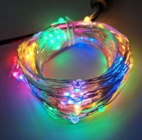Copper wire string lights (Option: Multicolor-US)