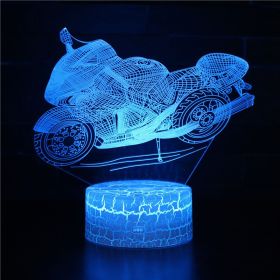 Motorcycle night light (Option: F-Black 7 colors)