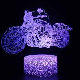 Motorcycle night light (Option: L-Crack 7 colors)