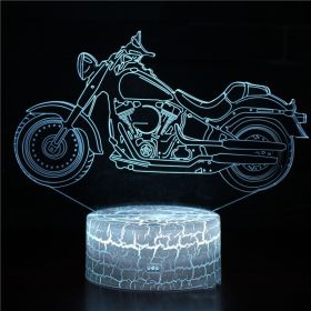 Motorcycle night light (Option: E-Crack 7 colors)