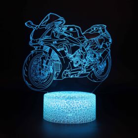 Motorcycle night light (Option: C-Black 7 colors)