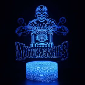 Motorcycle night light (Option: M-Crack 7 colors)