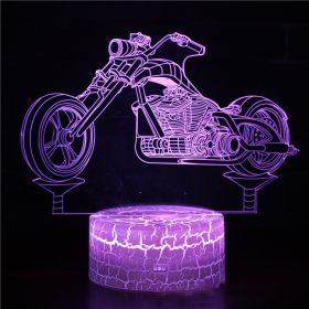 Motorcycle night light (Option: D-Black 7 colors)