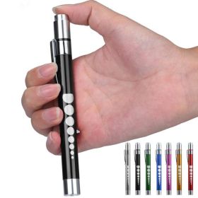 Shining Hot Selling Drop Shipping Medical First Aid LED Pen Light Flashlight Torch Doctor Nurse EMT Emergency (Option: Gold-Yellow)
