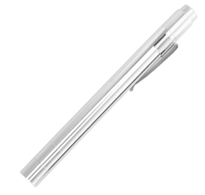 Shining Hot Selling Drop Shipping Medical First Aid LED Pen Light Flashlight Torch Doctor Nurse EMT Emergency (Option: Silver-Yellow light)