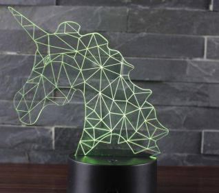 3D Creative  Series Night Light (Option: A-Black-2)