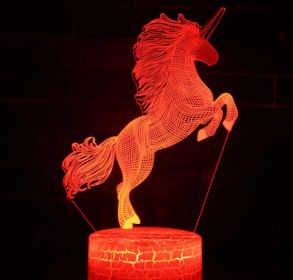 3D Creative  Series Night Light (Option: C-White-4)