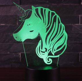 3D Creative  Series Night Light (Option: C-Black-6)