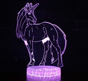 3D Creative  Series Night Light (Option: C-Black-1)