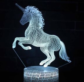 3D Creative  Series Night Light (Option: C-White-5)