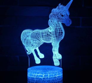3D Creative  Series Night Light (Option: C-Crack-3)