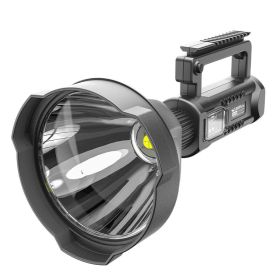 Camping rechargeable led searchlight (Option: Black-W590 P70-USB)