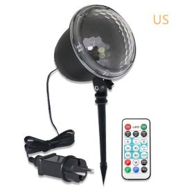 Outdoor waterproof LED lawn light (Option: Black-US)
