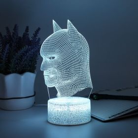 Bat Head 3dled Visual Stereo Effect Nightlight (Option: A style-USB)