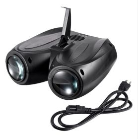 LED Lantern Double-headed Dynamic Airship Laser Light (Option: UK-Black)