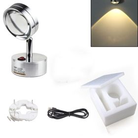 Wiring-free remote control wireless spotlight (Option: 2Style-Rechargeable)