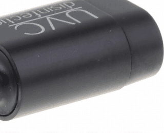 Portable UVC Disinfection UV LED Light Mobile Phone USB Interface Plug Sterlizer (Option: Black IOS)