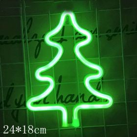 Decorative neon lights at night (Option: 3 style)