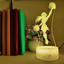 Creativity Cheerleading  3D Illusions Night Light (Option: 04 style)
