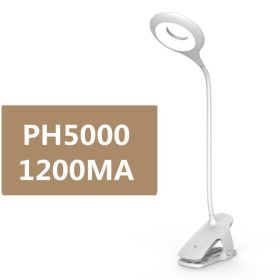 Clip pen holder desk lamp led rechargeable folding desk lamp (Option: 500PH 1200MA-USB)