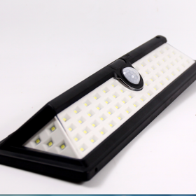 Solar Energy Body Induction Wall Lamp (Option: Black-66 lamp)