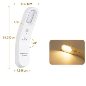 Light control night light USB human body induction night light (Option: White-Warm light)