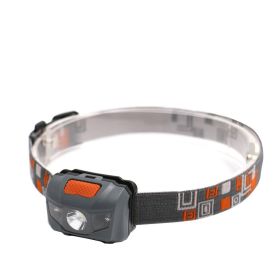 Waterproof headlight flashlight (Color: grey)