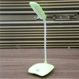 USB charging touch LED desk lamp (Color: Green)