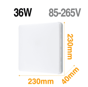 Anti-glare children's bedroom lamp (Option: Cold white-36W-B)