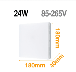 Anti-glare children's bedroom lamp (Option: Cold white-24W-B)