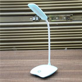 USB charging touch LED desk lamp (Color: Blue)