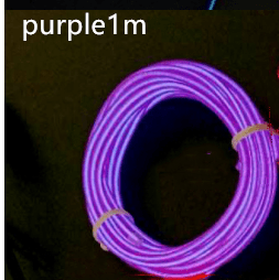 Glow EL Wire Cable LED (Option: Purple-1m)
