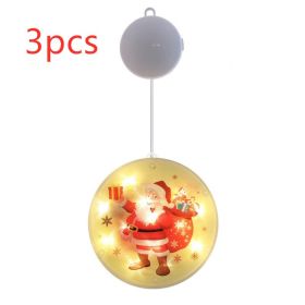 Christmas decoration hanging lights (Option: Santa Claus 3pcs)