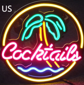 Advertising Lights, Led Interior Decoration, Cocktaily English (Option: US)