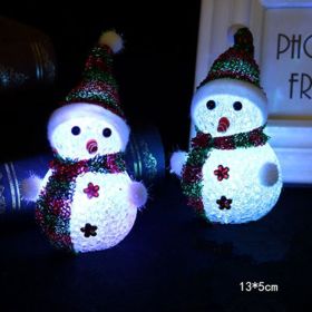 LED Colorful Christmas Gifts (Option: Grain of the snowman)