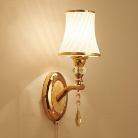 European wall lamp Sitting Room Setting Wall Bedroom Head of a Bed (Option: Single head)