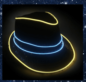 New LED Guy Fawkes Mask (Option: BlueYellow-A)