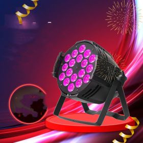 LED18 Full-color Par Light Six-in-one Dyeing Light (Option: 18LED dyeing lights W-UK)