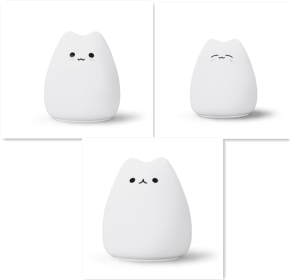 Silicone Touch Sensor LED Night Light For Children Baby Kids (Option: Set A)