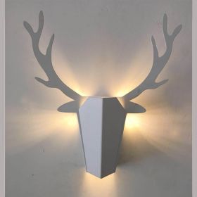 Decorative living room wall lamp (Option: White-No light)