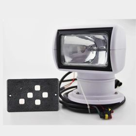 Boat Remote Control Spotlight Truck Marine Remote Searchlight 12V 100W Bulb (Option: 4300K 12V)